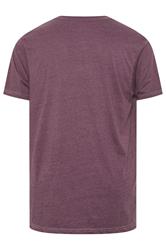 KAM Big & Tall Fig Purple Brooklyn Motorbike Graphic Print T-Shirt | BadRhino 4
