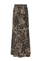 LTS Tall Women's Black Abstract Print Cotton Maxi Skirt | Long Tall Sally 5