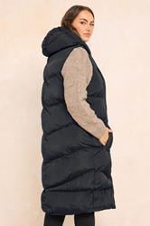 EVANS Plus Size Black Padded Gilet | Evans 4