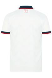 BadRhino Big & Tall White England Football Polo Shirt | BadRhino 8