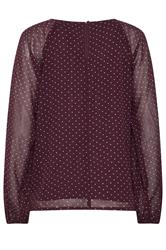 LTS Tall Women's Red Polka Dot Top | Long Tall Sally 6
