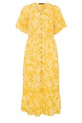 EVANS Plus Size Yellow Boho Print Maxi Dress | Evans 6