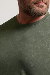 BadRhino Big & Tall 3 PACK Khaki & Navy Acid Wash T-Shirts | BadRhino 6