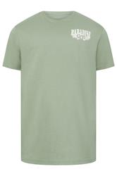 BadRhino Big & Tall Green 'Paradise' Graphic T-Shirt | BadRhino 5