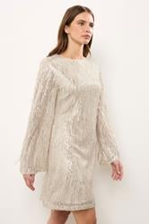 STAR Light Pink Sequin Tassel Dress | StarByJM 1