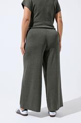 LIMITED COLLECTION Plus Size Grey Knitted Trousers | Yours Clothing 4
