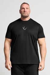 IronRhino Big & Tall Black Performance T-Shirt | BadRhino 1