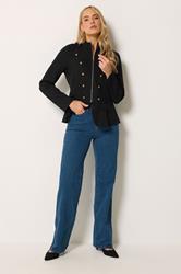 LTS Tall Women's Black Military Jacket | Long Tall Sally 1