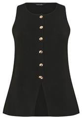 LIMITED COLLECTION Curve Black Compact Knitted Waistcoat