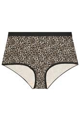 YOURSET 5 PACK Plus Size Black Animal Heart High Waisted Full Briefs | Yours Clothing 7