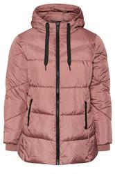 YOURS Curve Pink Short Padded Coat