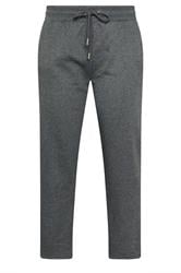 YOURS Plus Size Grey Tie Straight Leg Joggers | Yours Clothing 5