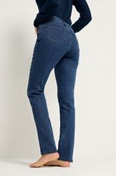LTS Tall Dark Blue Stretch Straight Leg Jeans | Long Tall Sally  4