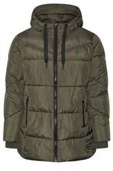 YOURS Curve Khaki Green Short Padded Coat