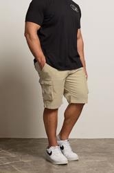 BadRhino Stone Brown Stretch Cargo Shorts | BadRhino 3