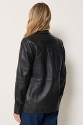LTS PREMIUM Tall Women's Black Leather Jacket | Long Tall Sally 2