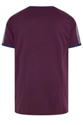 KAM Big & Tall Fig Purple Ringer T-Shirt | badRhino 2