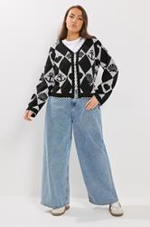 YOURS Plus Size Sailor Print Cardigan | Yours Clothing 1