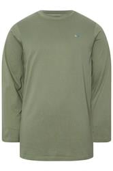BadRhino Big & Tall Sage Green Core Long Sleeve T-Shirt