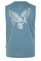 BadRhino Big & Tall Blue Eagle Graphic Muscle Vest | BadRhino 7