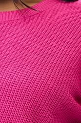 YOURS Plus Size Bright Pink Essential Knitted Jumper | Yours Clothing 4