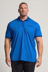 BadRhino Big & Tall Blue Chambray Pocket Polo Shirt | BadRhino 3