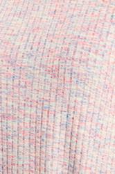YOURS Plus Size Pink Marl Soft Touch Ribbed Top | Yours Clothing 4