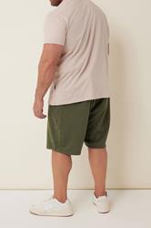 BadRhino Khaki Green Essential Jogger Shorts | BadRhino 4