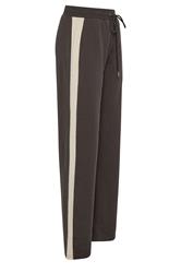LTS Tall Women's Chocolate Brown Side Stripe Wide Leg Joggers | Long Tall Sally 6