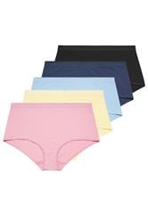 YOURSET 5 PACK Plus Size Blue Pastel Full Briefs | Yours Clothing 7