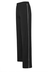 LTS Tall Black Striped Wide Leg Leggings