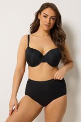 YOURS Plus Size Black Moulded Underwired New T-Shirt Bra | Yours Clothing 2
