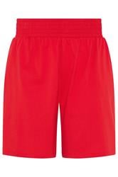 YOURS Curve Red Shirred Shorts