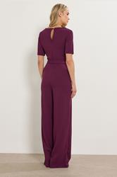 LTS Tall Berry Red Belted Jumpsuit | Long Tall Sally  2