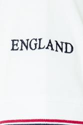 BadRhino Big & Tall White England Embroided Polo Shirt | BadRhino 9
