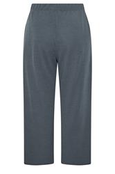 LIMITED COLLECTION Plus Size Grey Crinkle Wide Leg Trousers | Yours Clothing 6