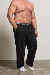 BadRhino Big & Tall Black Lounge Trousers | BadRhino 3
