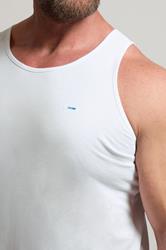 BadRhino White Plain Vest Top | BadRhino 4
