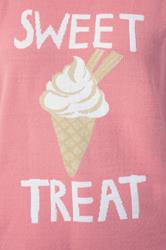 LIMITED COLLECTION Plus Size Pink Ice Cream Knitted Vest Top | Yours Clothing 4