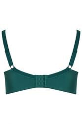 YOURS Plus Size Teal Green Underwired Lace Bras | Yours Clothing 5