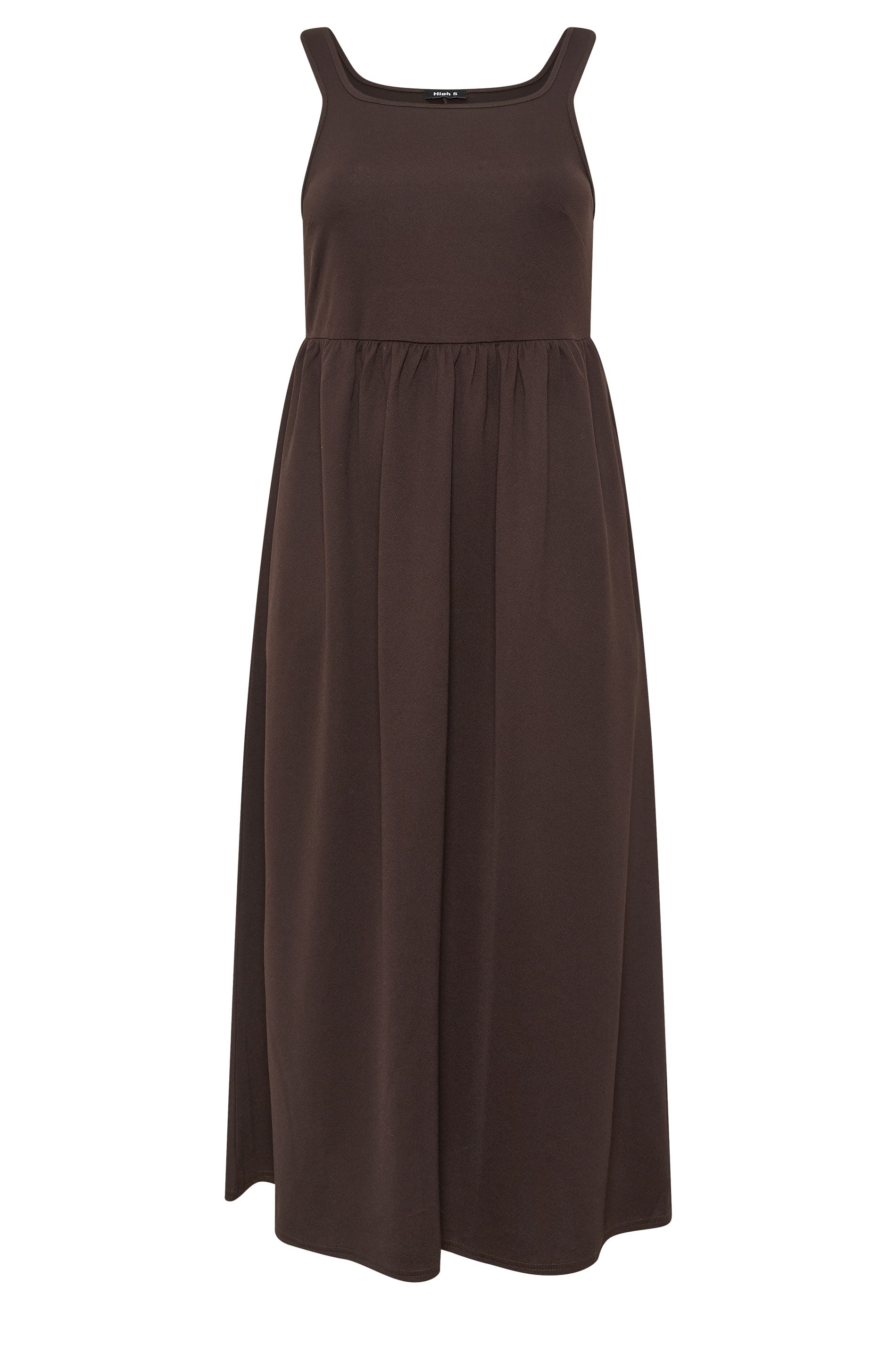 LIMITED COLLECTION Plus Size Chocolate Brown Maxi Dress | Yours Clothing 5