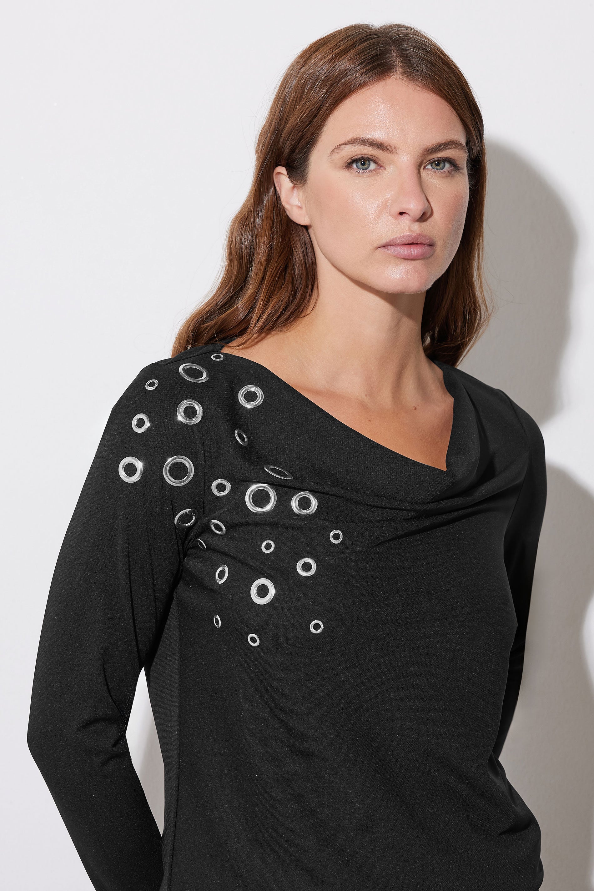 STAR Black Eyelet Detail Top | StarByJM 3