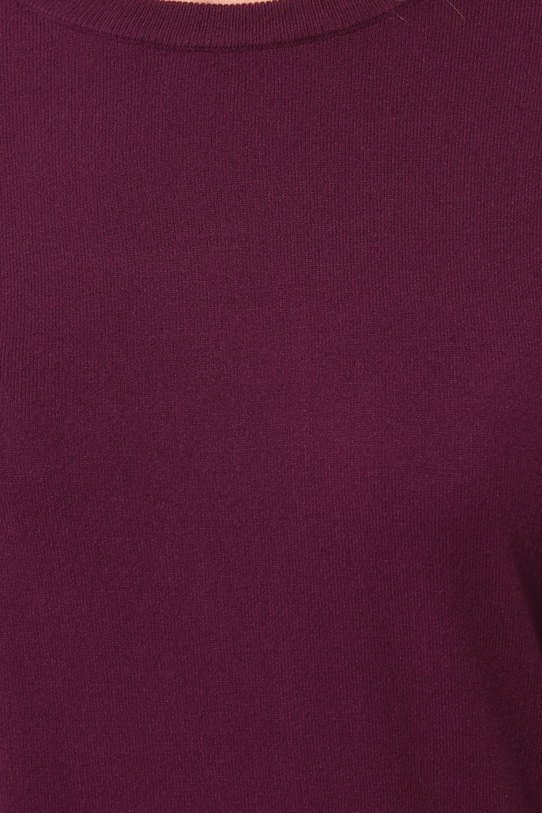 LTS Tall Dark Red Knitted Crew Neck Jumper | Long Tall Sally 4