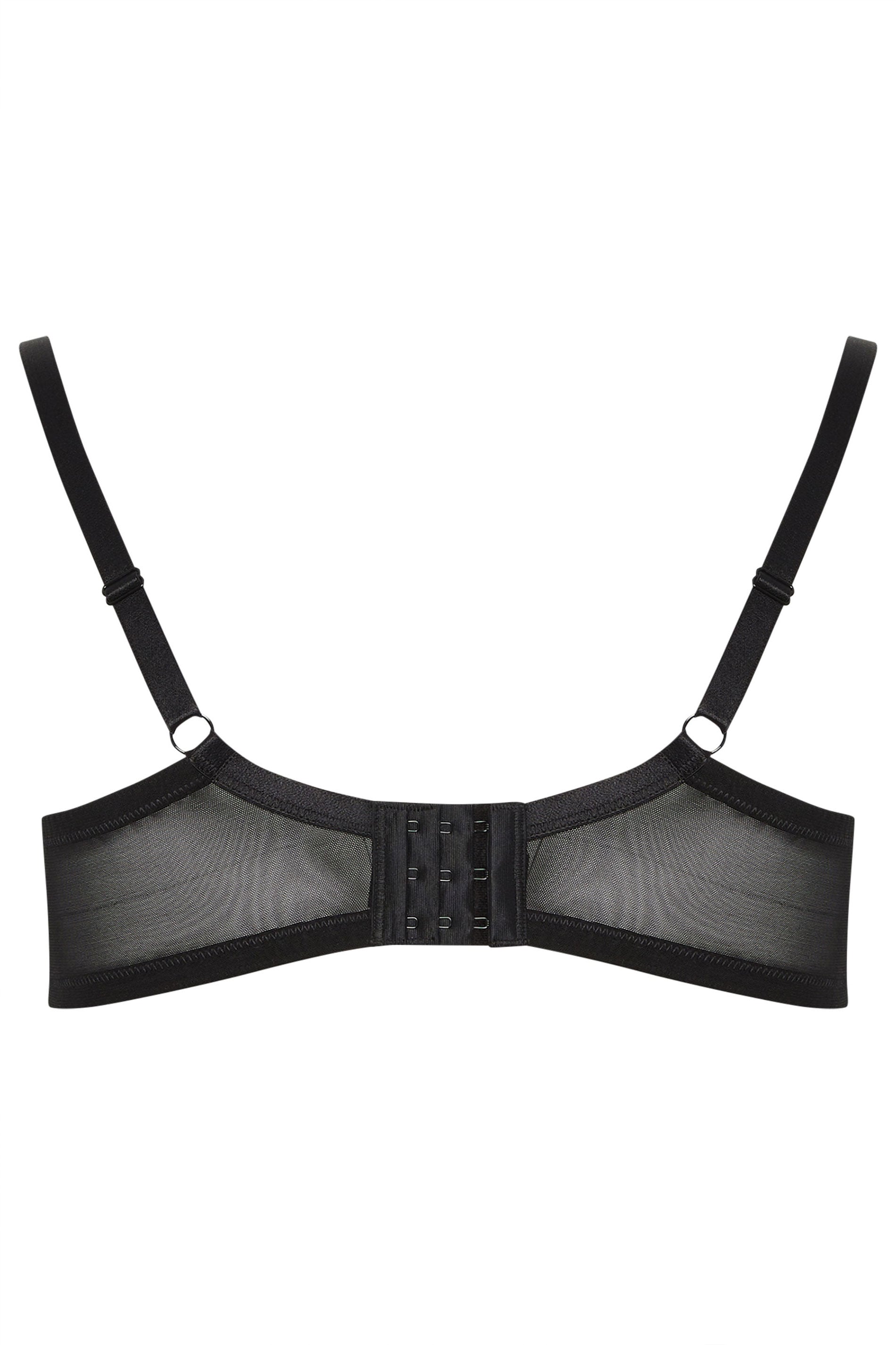 YOURS 2 PACK Plus Size Black & White Lace Non Padded Underwired Bras 9