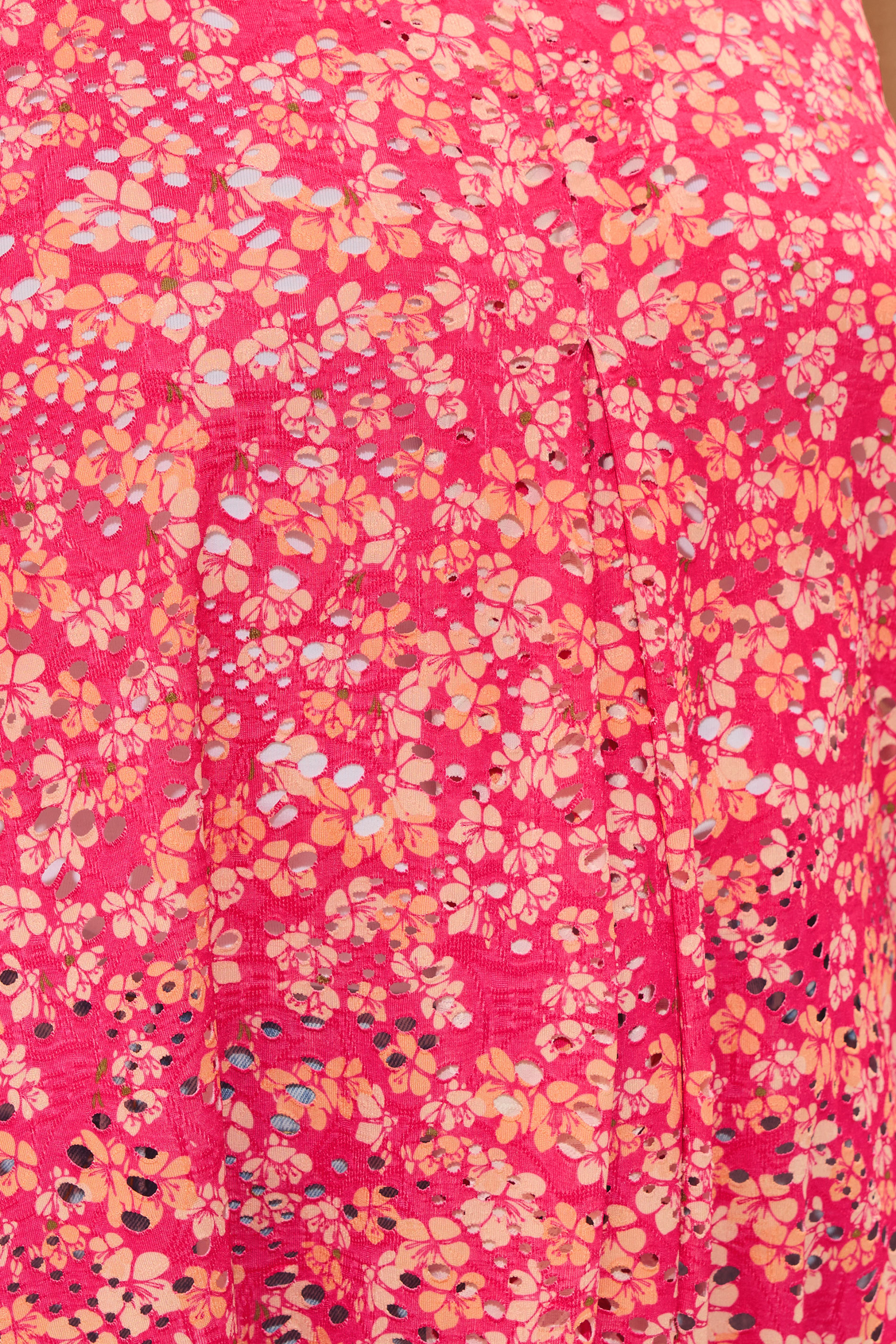YOURS Plus Size Red Floral Pointelle Vest Top | Yours Clothing 4