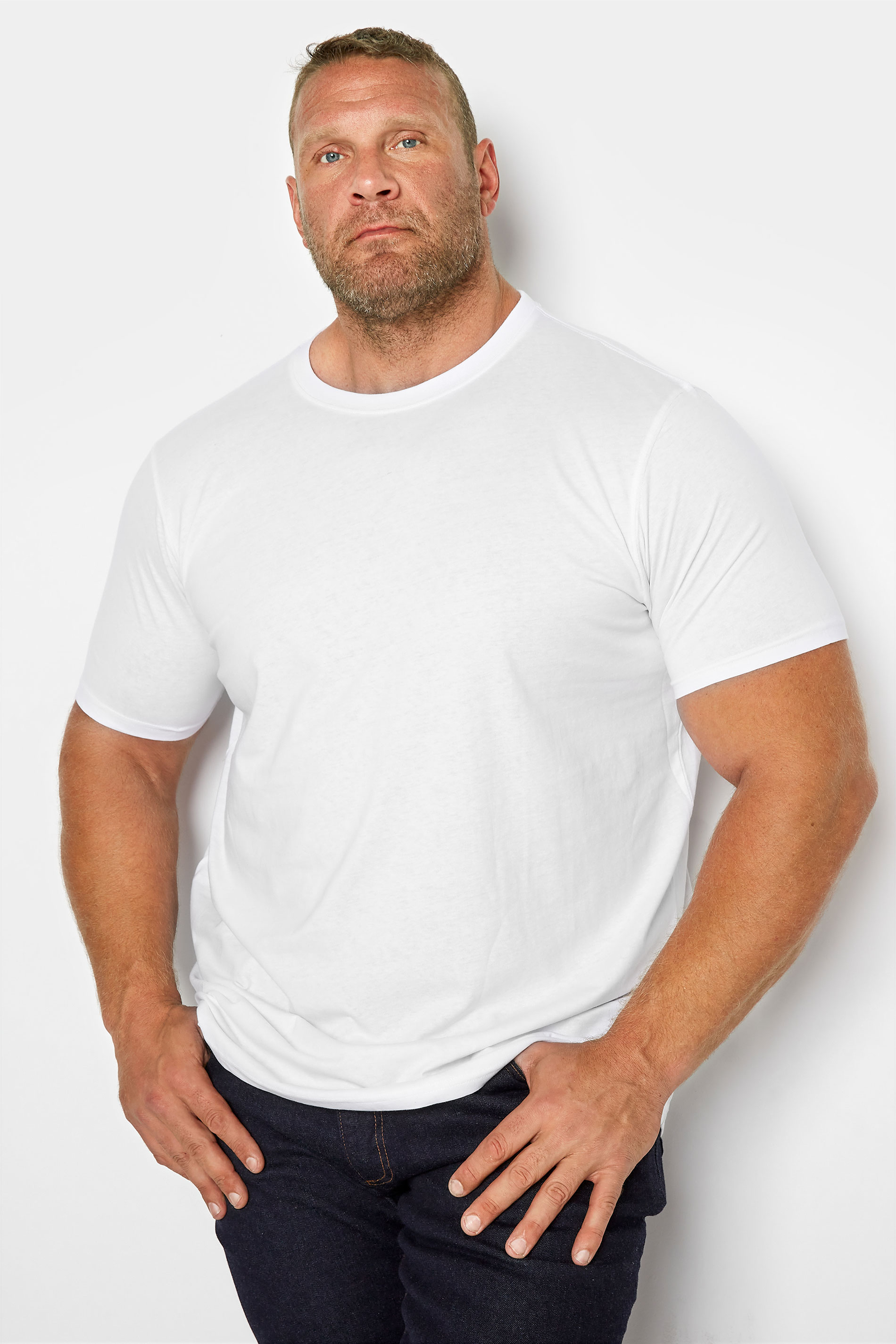 D555 White Duke Basic T-Shirt | BadRhino 2
