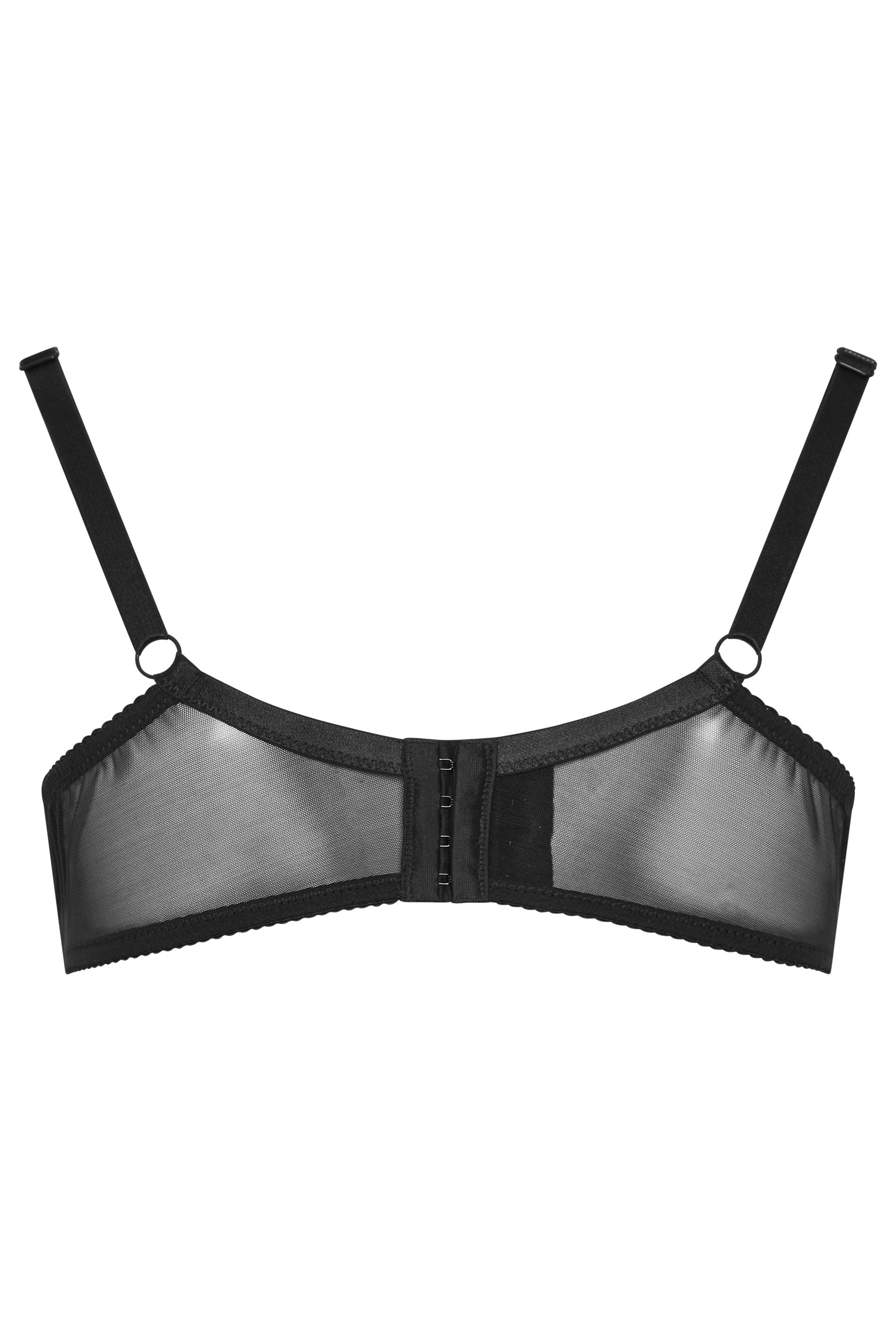 YOURSET 2 PACK Plus Size Black T-Shirt Bras | Yours Clothing 4