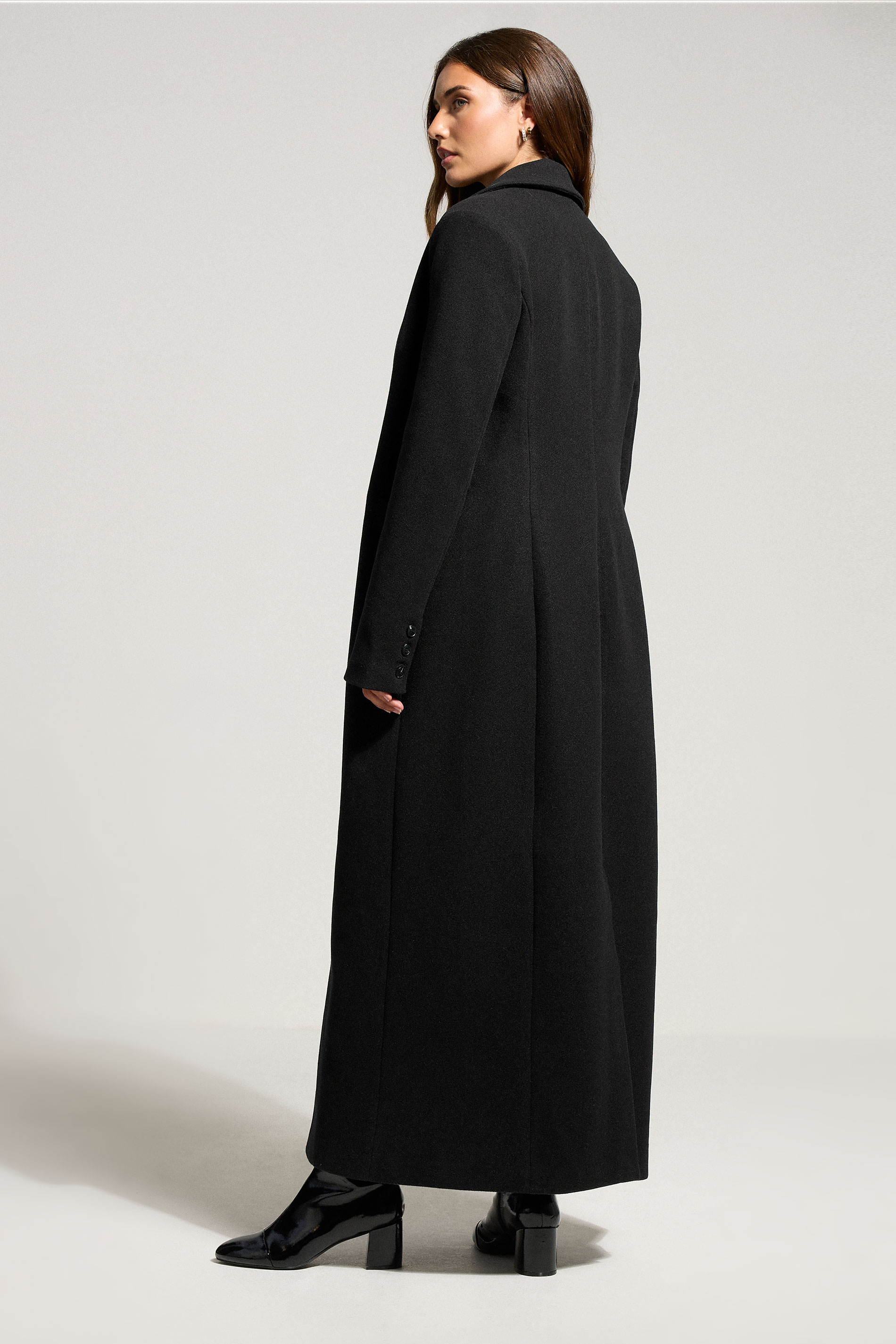 LTS Tall Black Formal Maxi Coat | Long Tall Sally 4