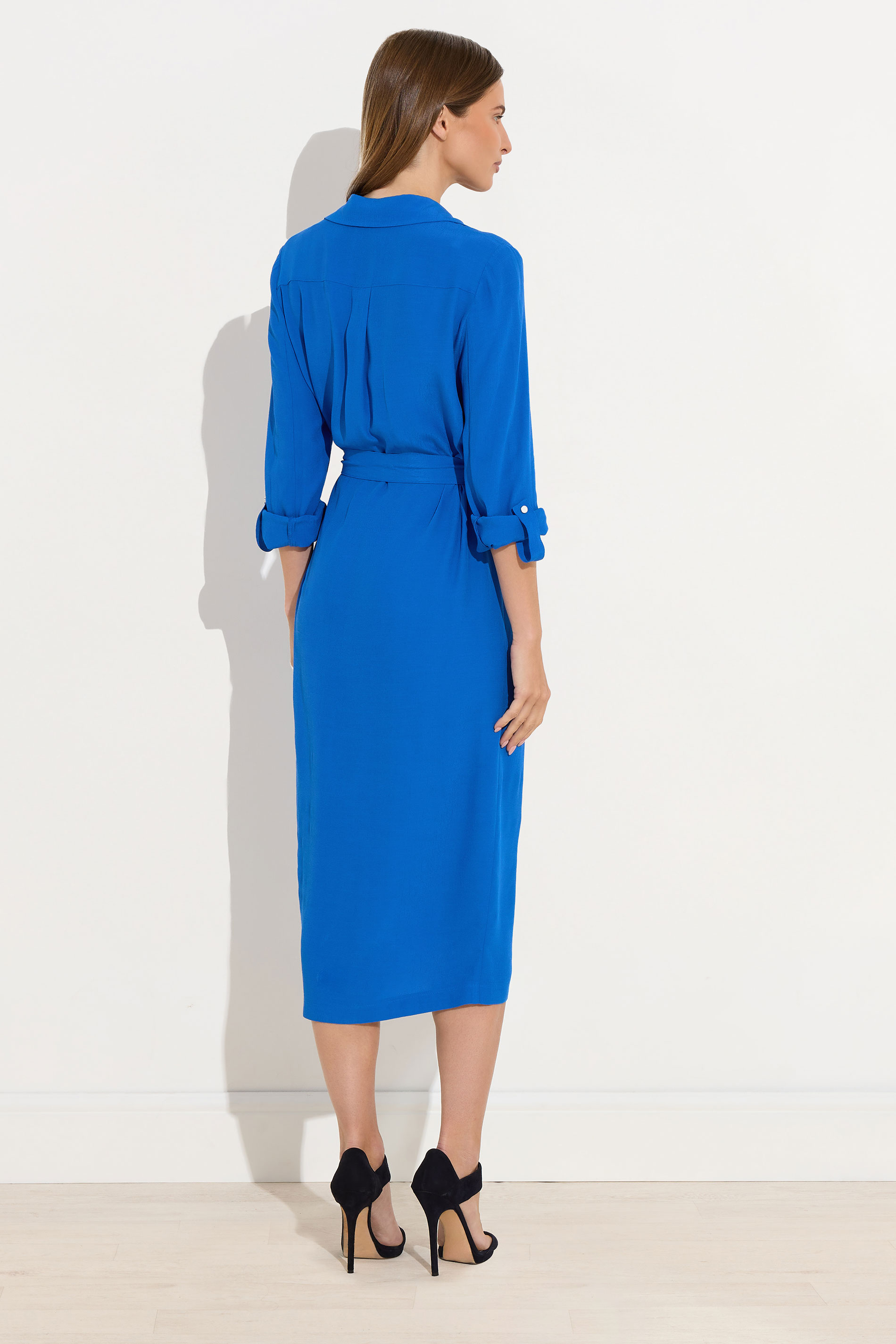 STAR Blue Buckle Shirt Dress | StarByJM 5