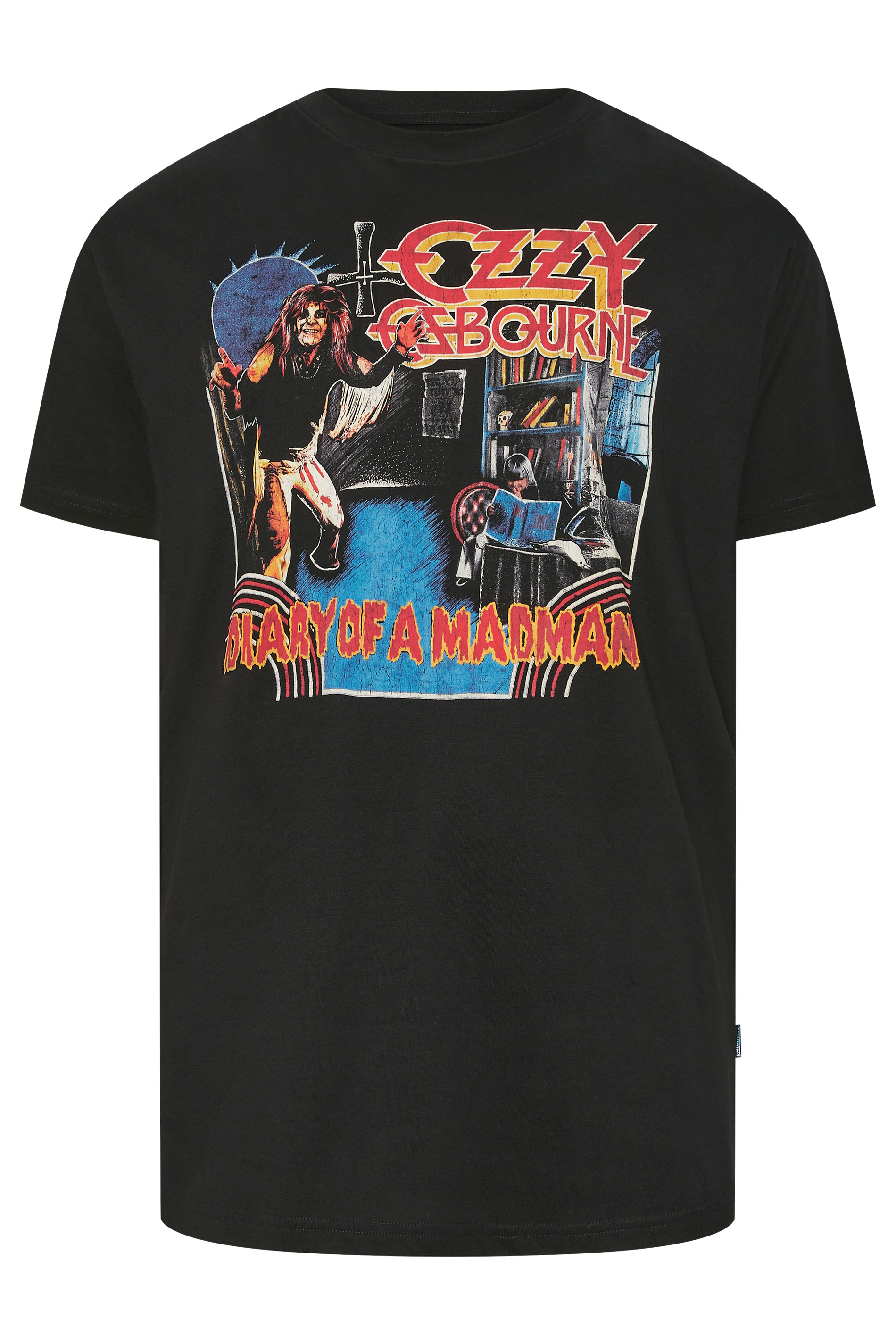 BadRhino Big & Tall Black 'Ozzy Osbourne' Graphic Short Sleeve T-Shirt | BadRhino 5